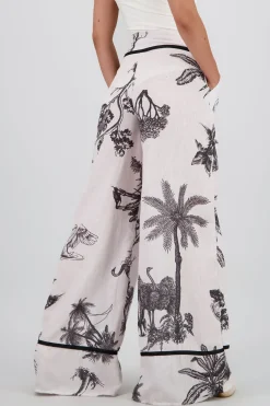 Shasa Tropical Print Pants