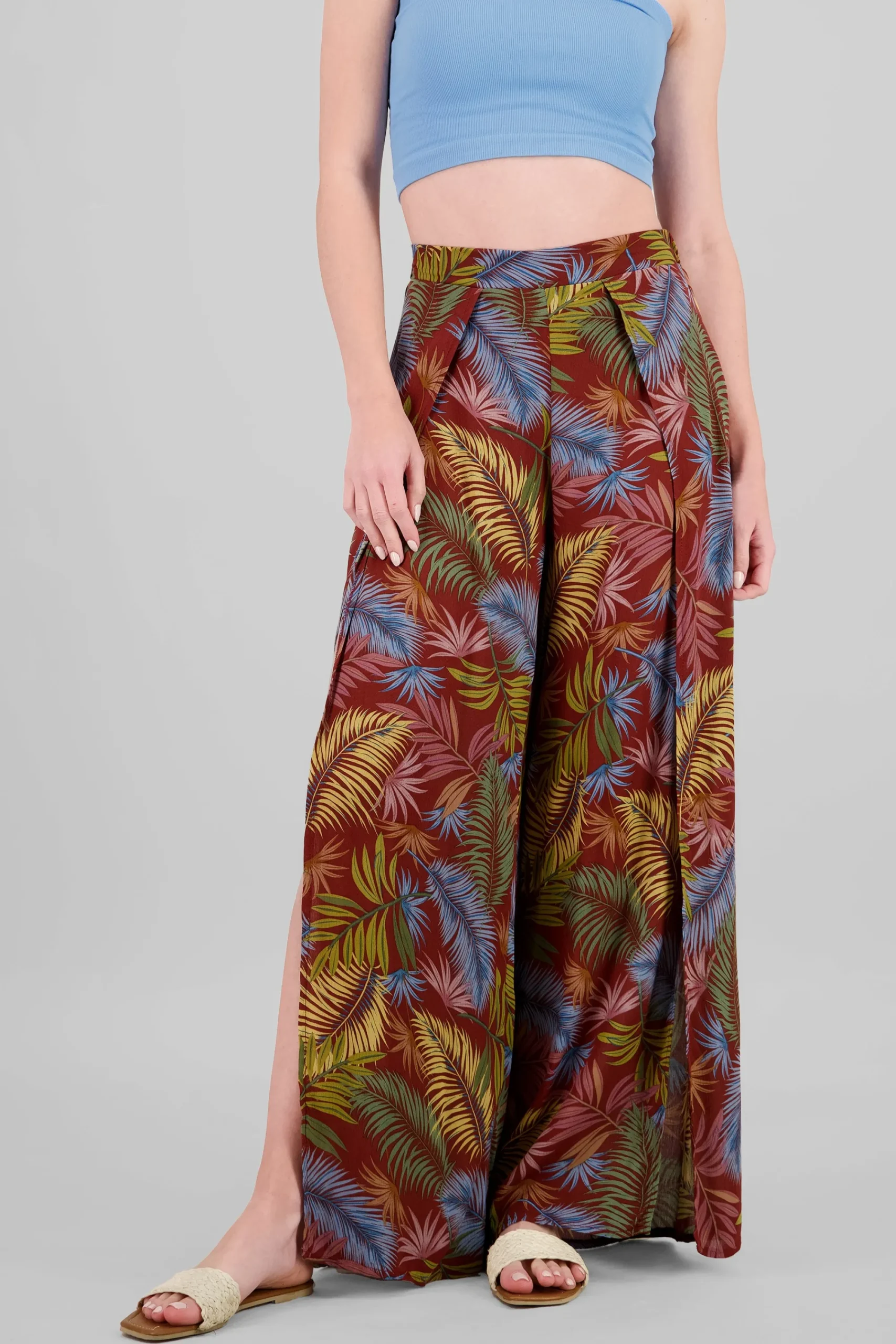 Shasa Tropical Print Pants