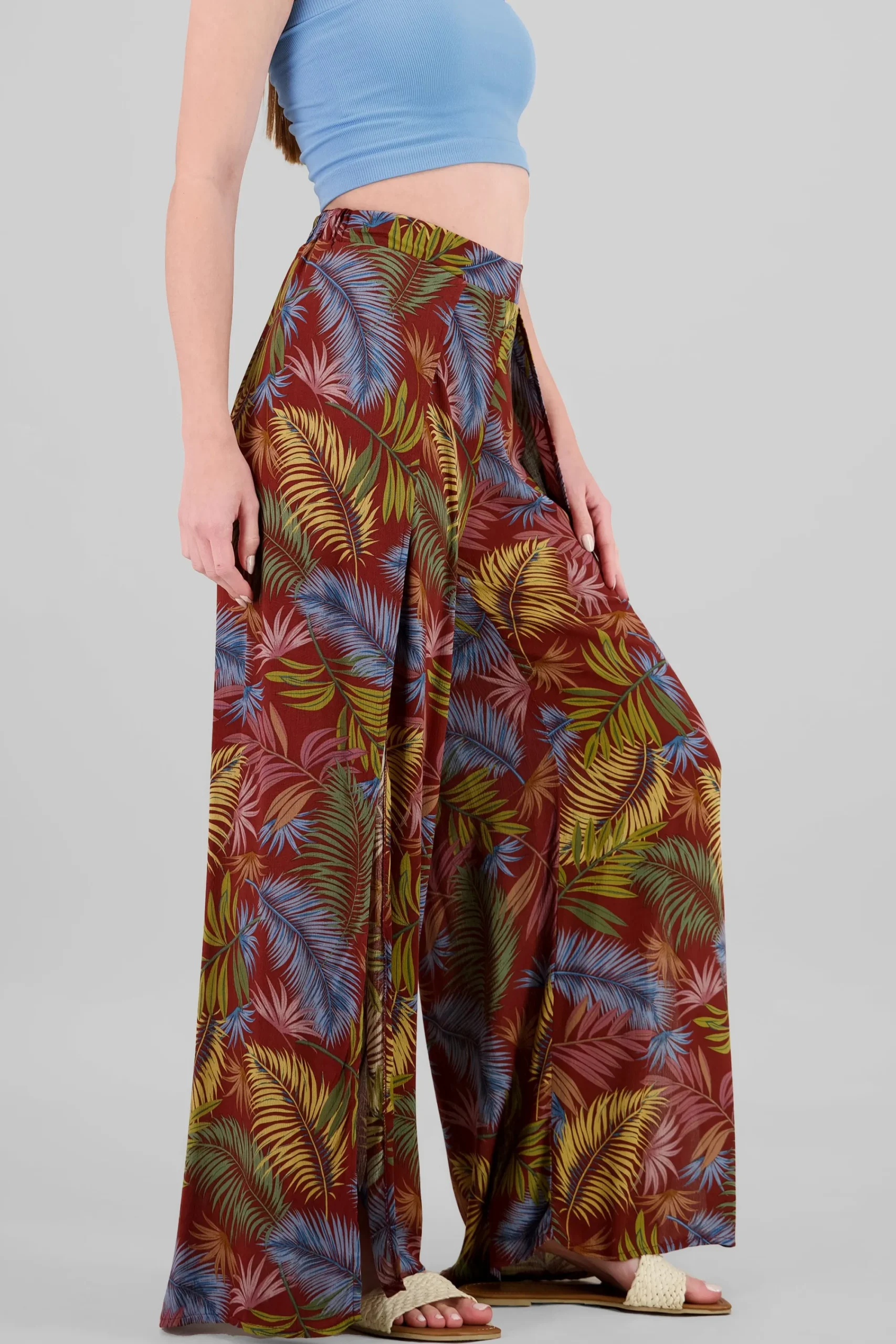 Shasa Tropical Print Pants