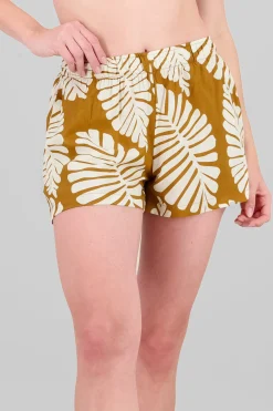 Shasa Tropical Print Shorts with Pockets