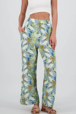 Shasa Tropical Wide Leg Pants