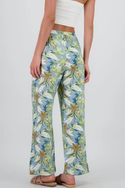 Shasa Tropical Wide Leg Pants