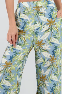 Shasa Tropical Wide Leg Pants
