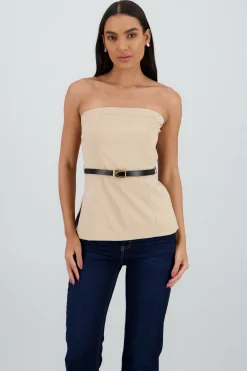 Shasa Tube Top With Belt