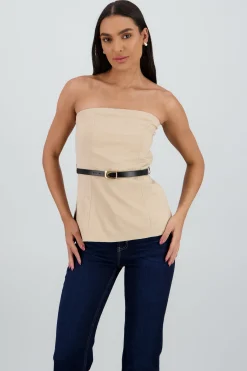 Shasa Tube Top With Belt