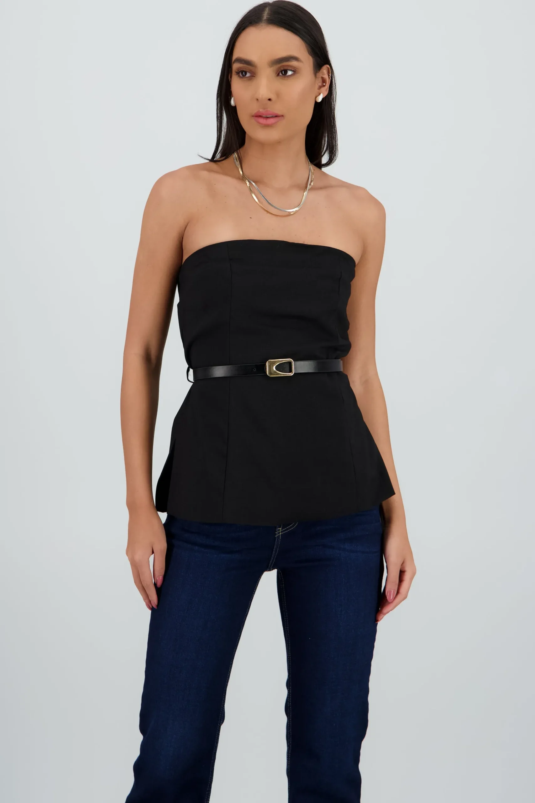 Shasa Tube Top With Belt