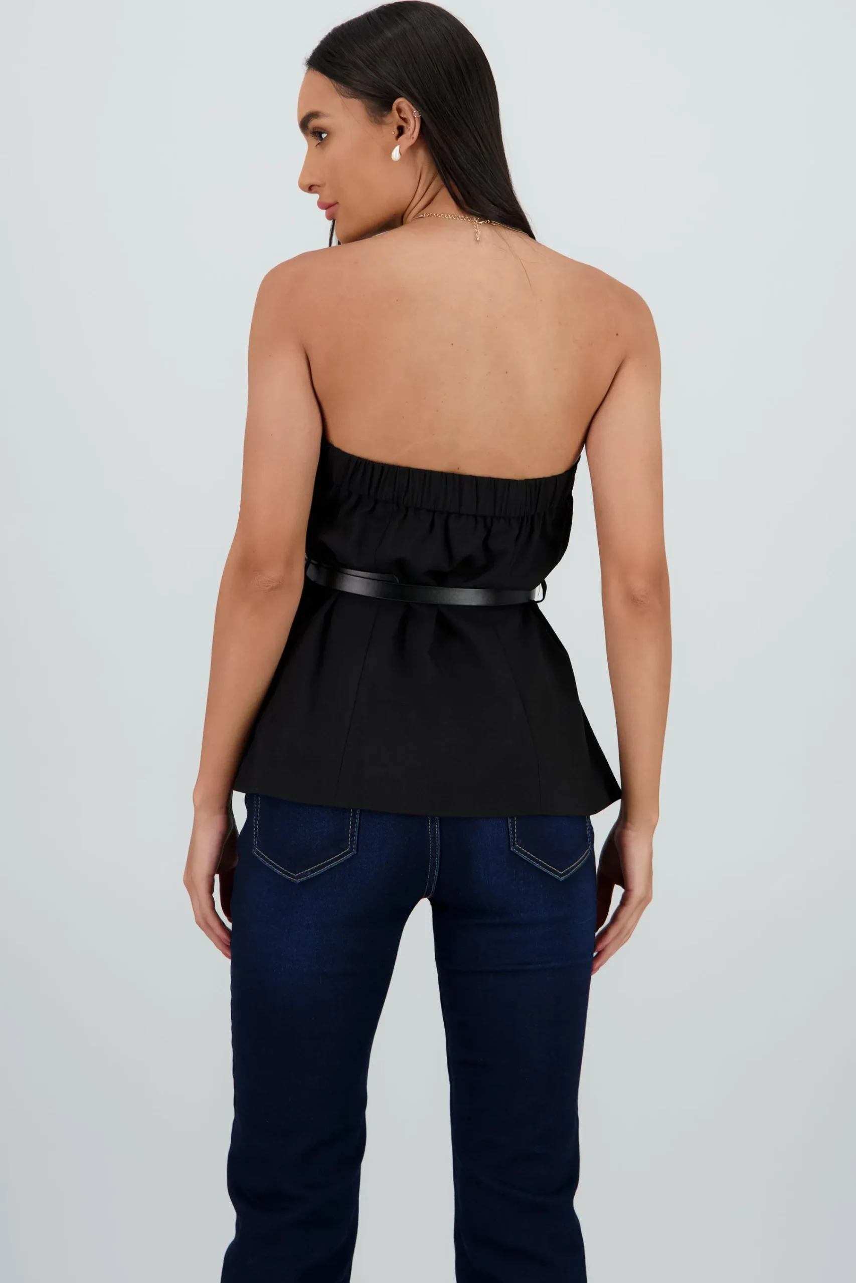 Shasa Tube Top With Belt