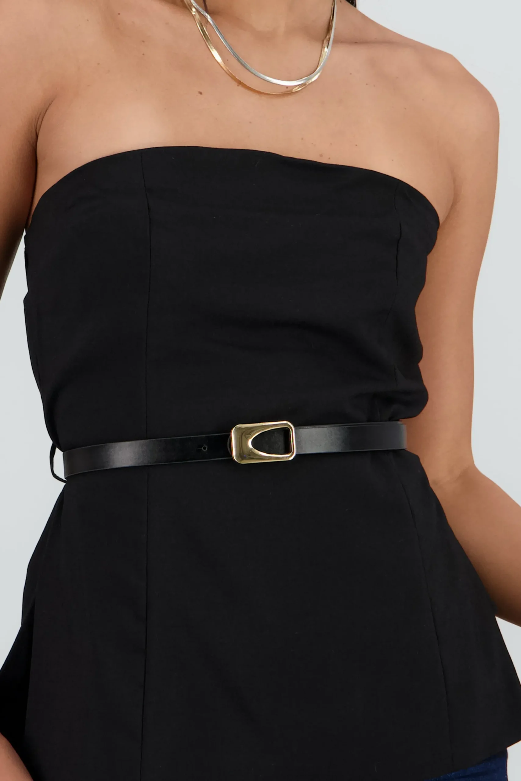 Shasa Tube Top With Belt