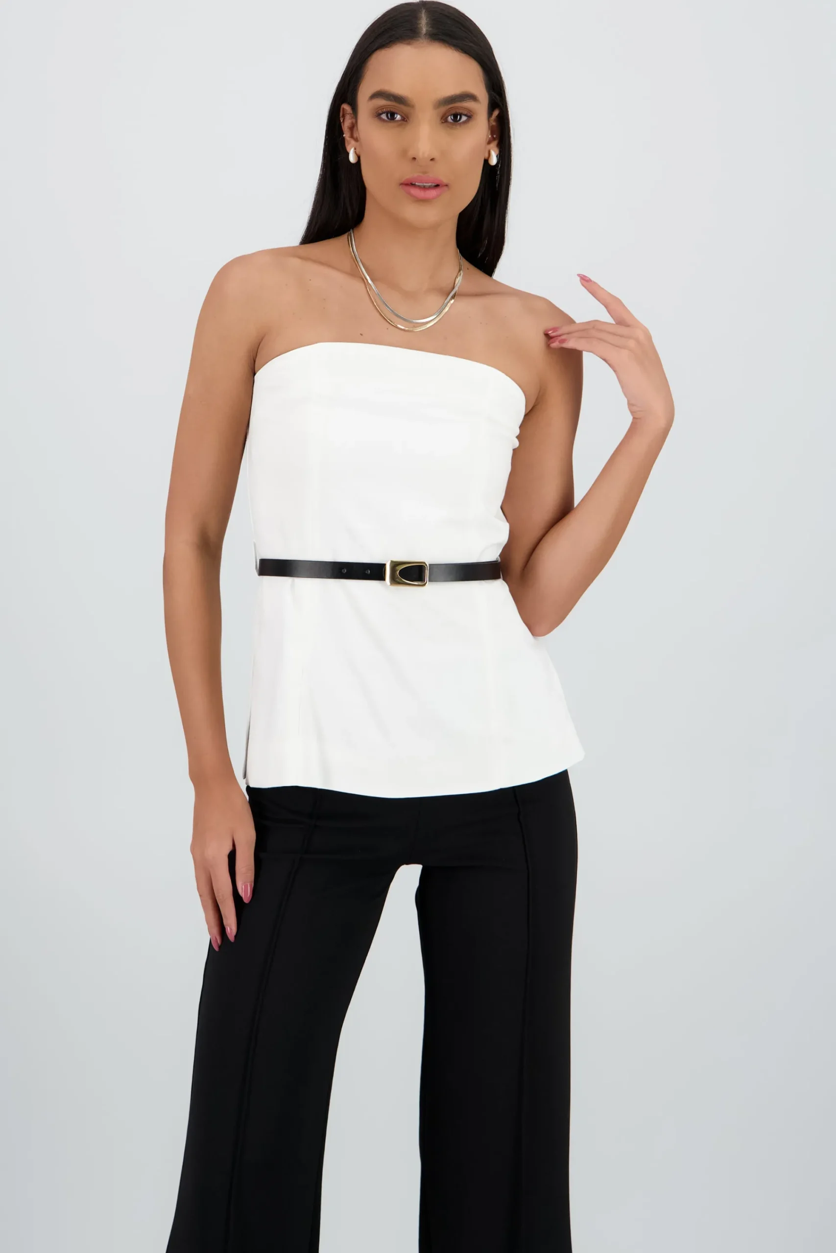 Shasa Tube Top With Belt
