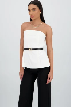 Shasa Tube Top With Belt