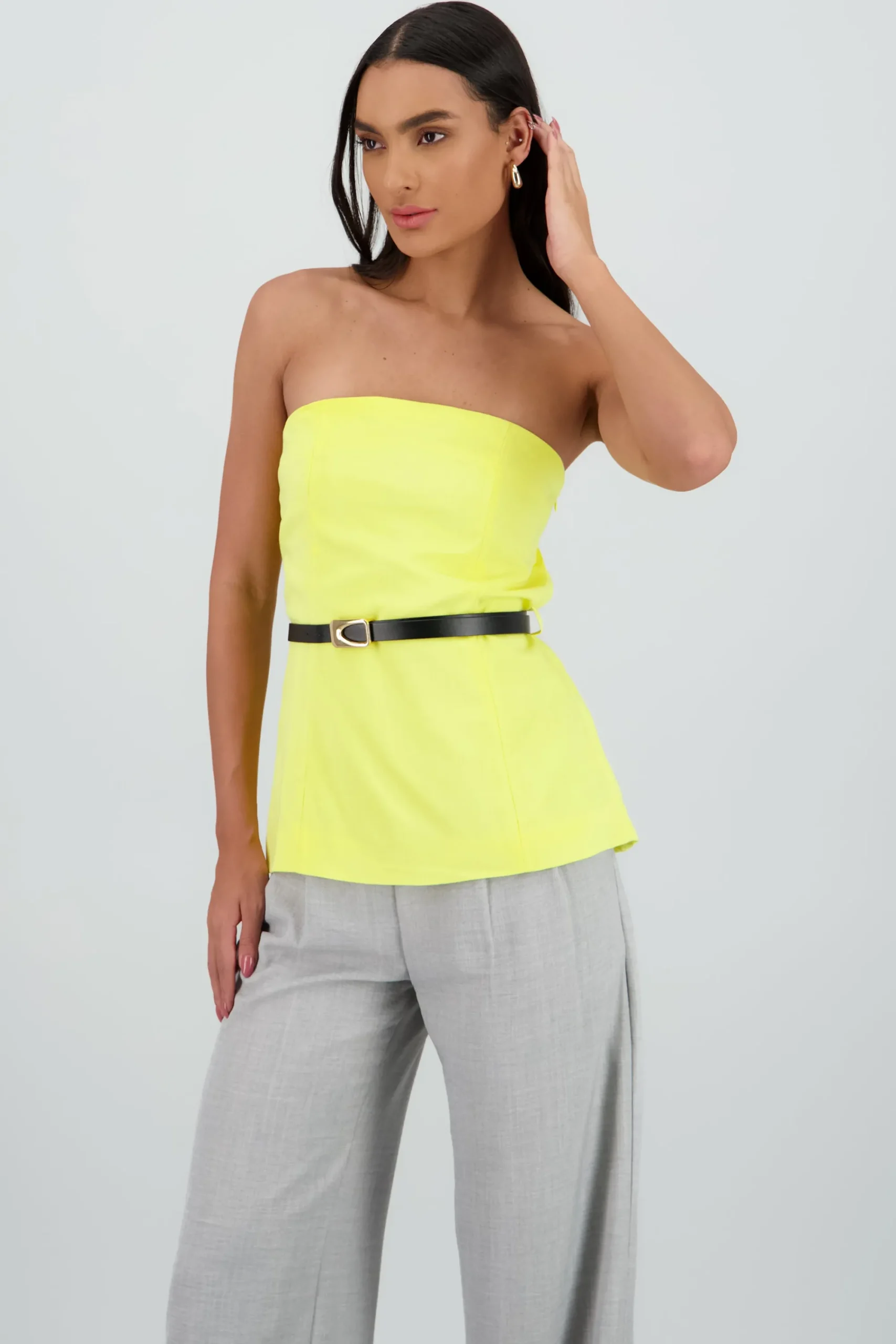 Shasa Tube Top With Belt