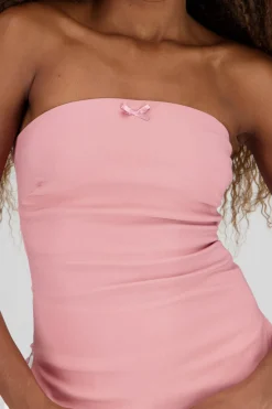 Shasa Tube Top with Bow