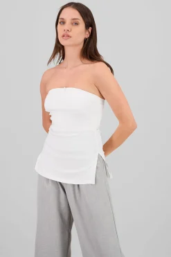 Shasa Tube Top with Bow