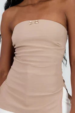 Shasa Tube Top with Bow