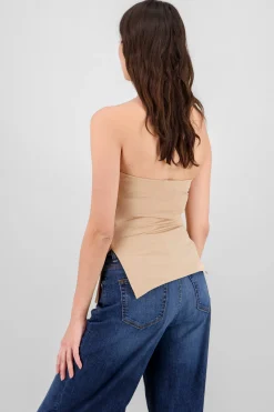 Shasa Tube Top With Slit