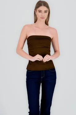 Shasa Tube Top With Slit