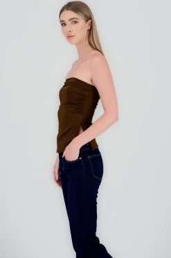 Shasa Tube Top With Slit