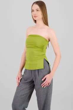 Shasa Tube Top With Slit