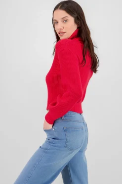 Shasa Turtleneck Knit Sweater