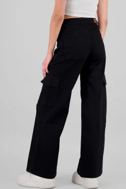 Shasa Two Patch Pockets Cargo Jeans