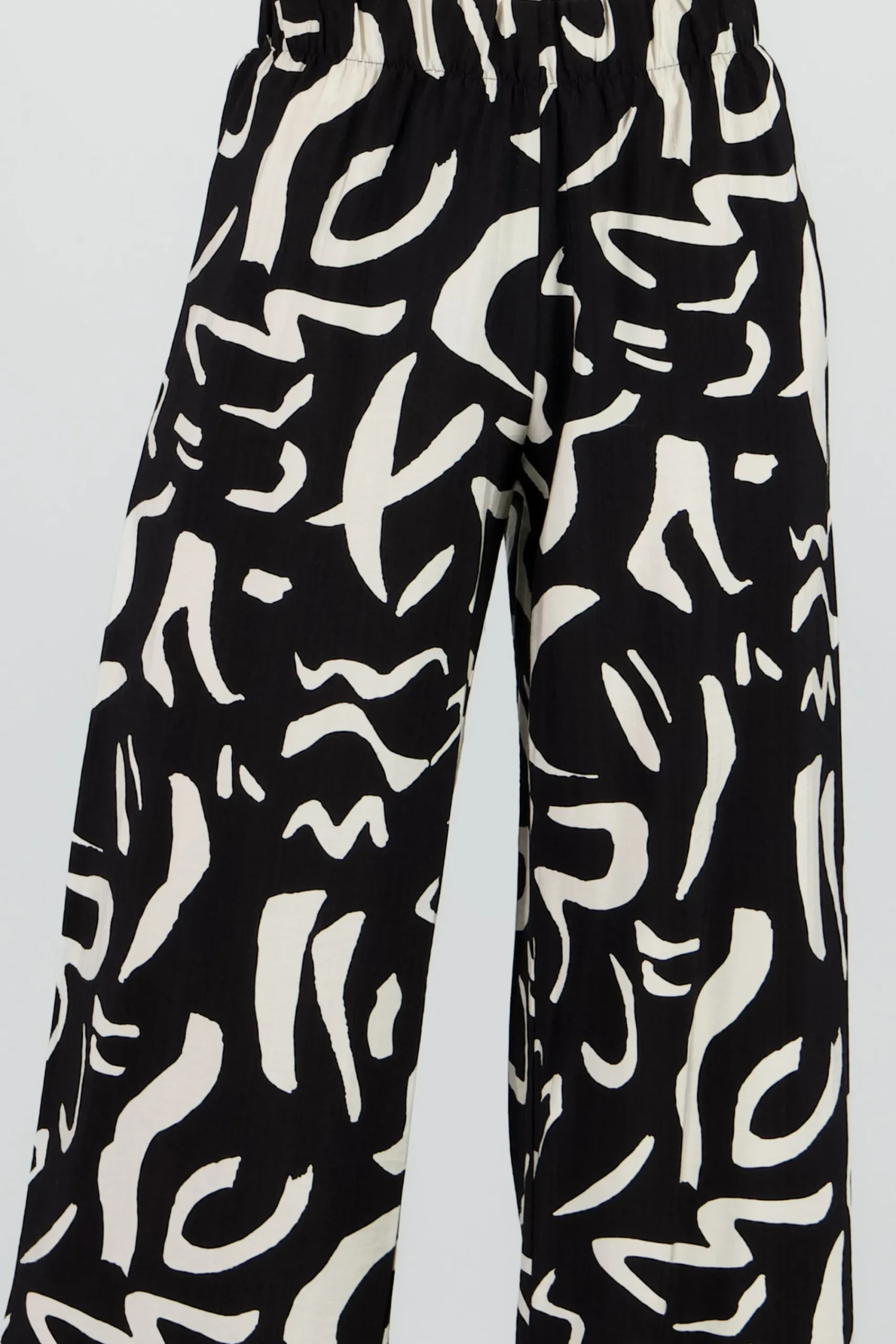 Shasa Two Toned Printed Wide Leg Pant