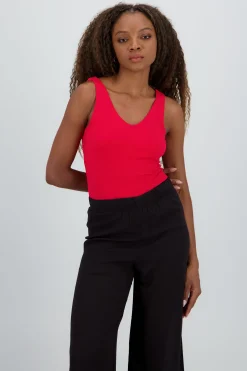 Shasa V Neck Double Layer Bodysuit