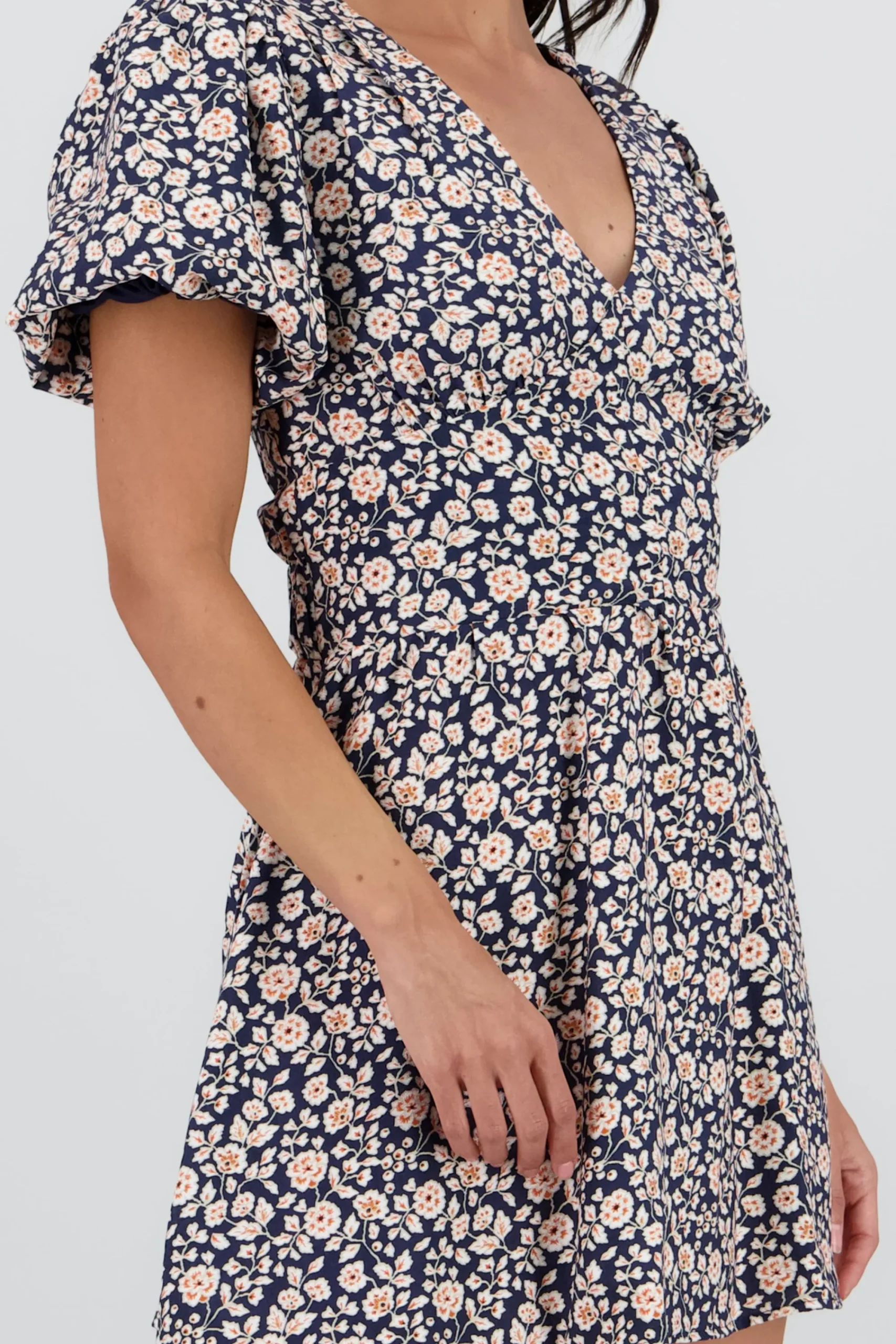 Shasa V Neck Floral Dress
