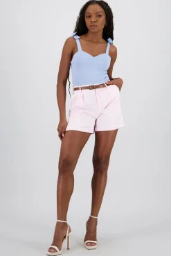 Shasa Valencian Belt Shorts