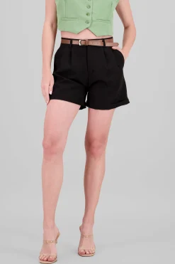 Shasa Valencian Belt Shorts