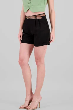 Shasa Valencian Belt Shorts