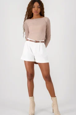 Shasa Valencian Belt Shorts