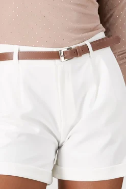 Shasa Valencian Belt Shorts