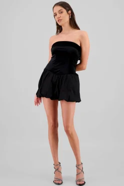 Shasa Velvet Bubble Mini Dress