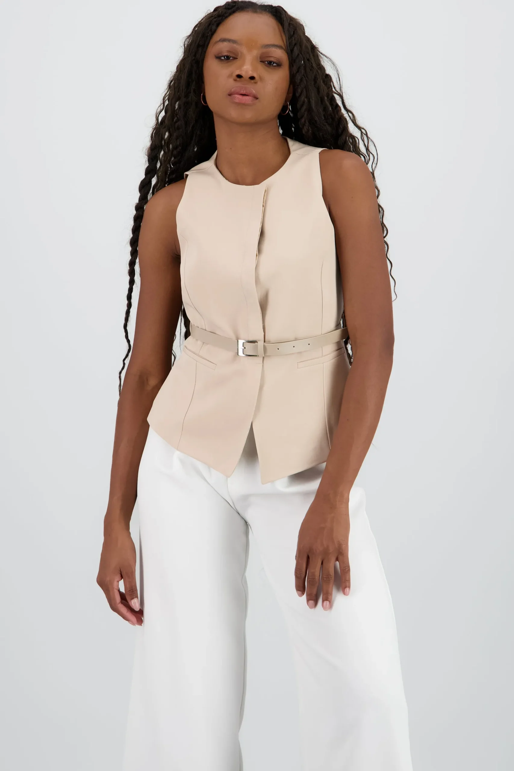 Shasa Vest with Belt