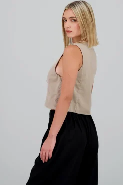 Shasa Vest with Darts