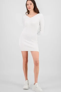 Shasa V-Neck Knit Dress