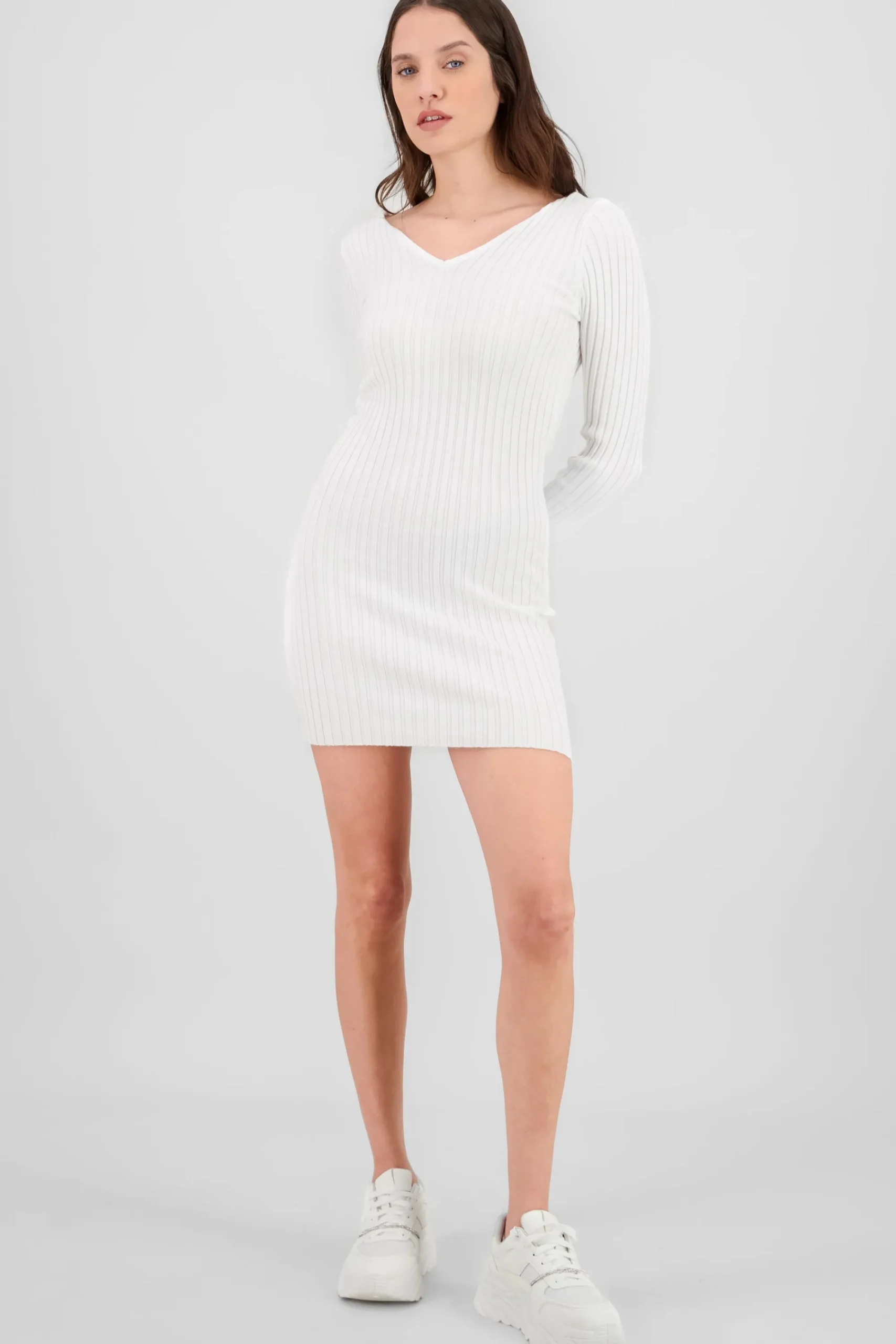 Shasa V-Neck Knit Dress