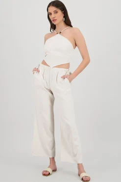 Shasa Waistband Drawstrings Pants