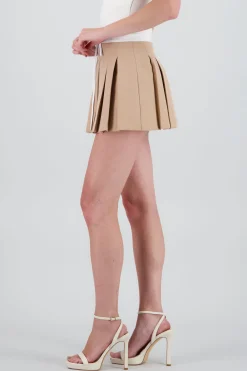 Shasa Waistband Pleated Skirt