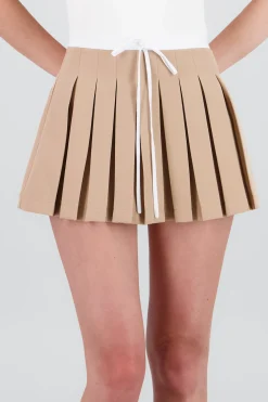 Shasa Waistband Pleated Skirt
