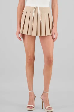 Shasa Waistband Pleated Skirt