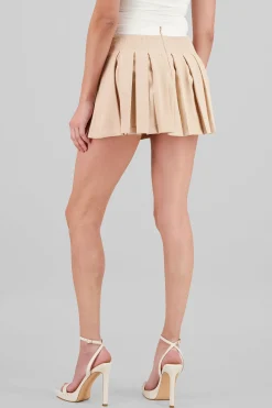 Shasa Waistband Pleated Skirt
