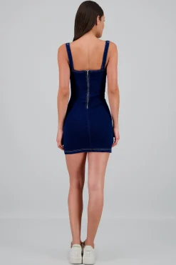 Shasa Western Style Denim Dress