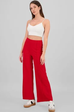 Shasa Wid leg pant with front seams