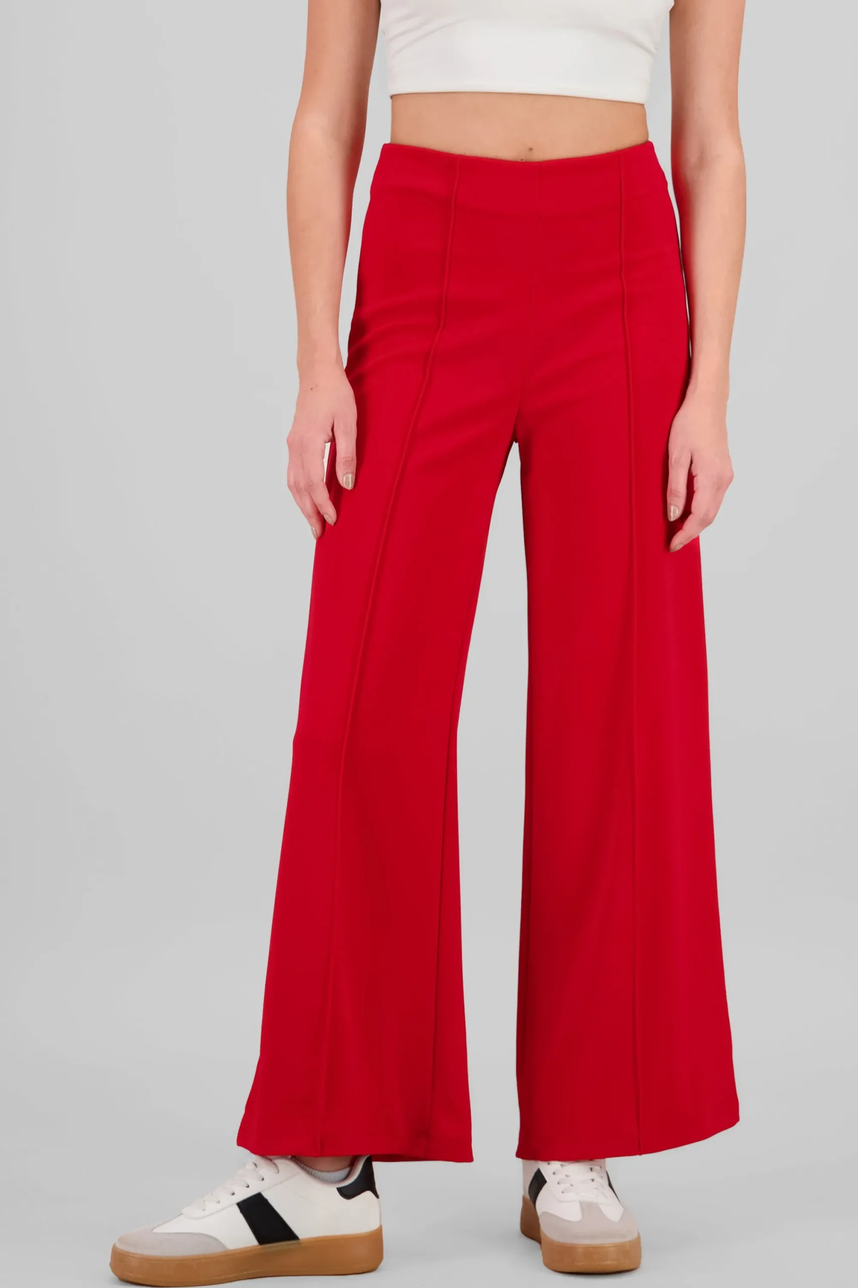 Shasa Wid leg pant with front seams