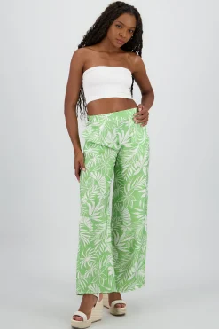 Shasa Wide Flowy Printed Pants