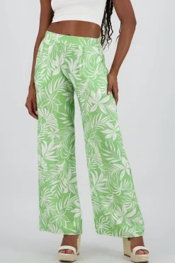 Shasa Wide Flowy Printed Pants