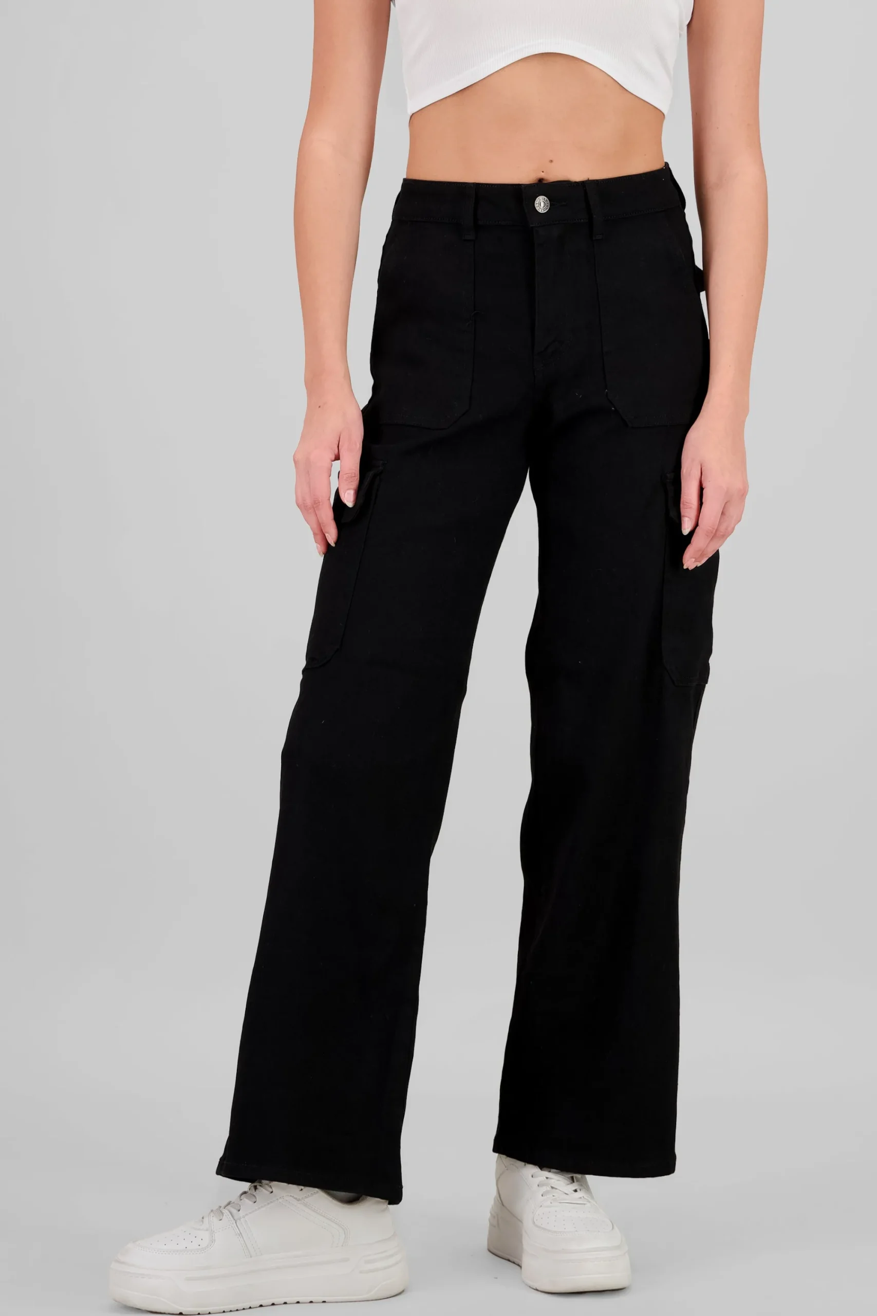 Shasa Wide Leg Cargo Jeans