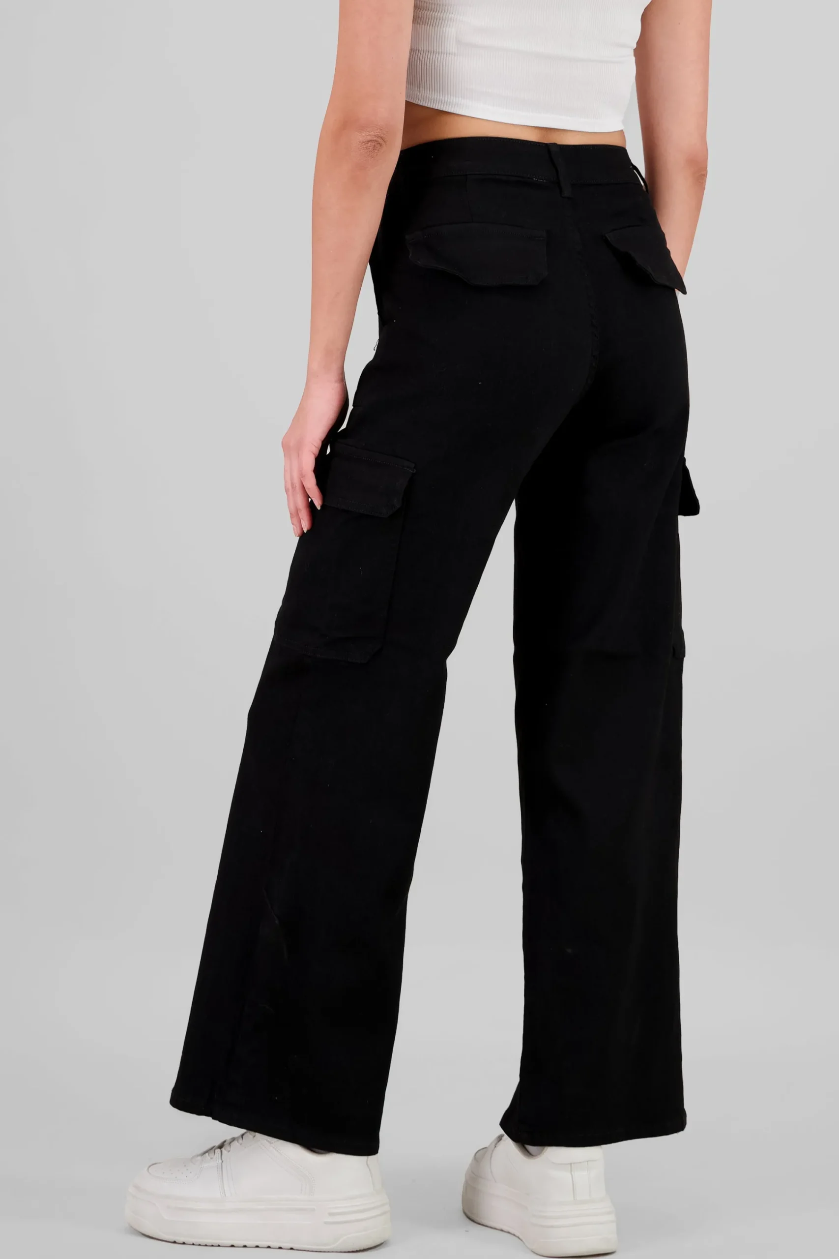 Shasa Wide Leg Cargo Jeans