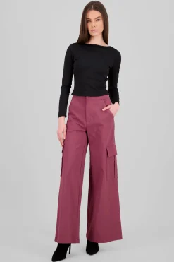 Shasa Wide Leg Cargo Pants